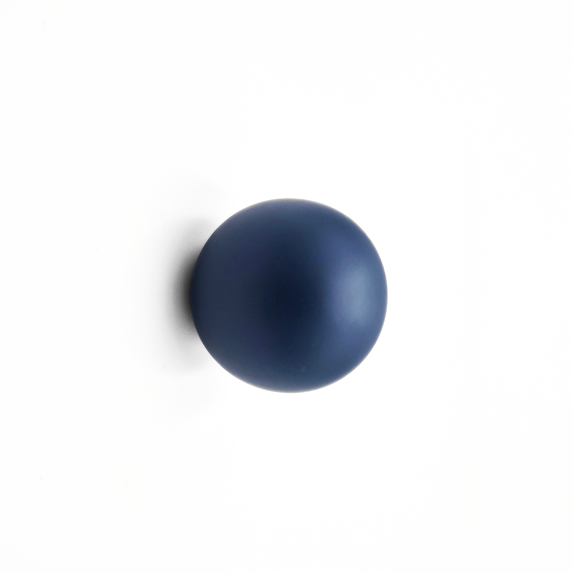 Dark blue round knob