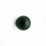 Dark green round knob