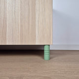 Furniture legs STRIPES | light green