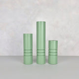 Furniture legs STRIPES | light green