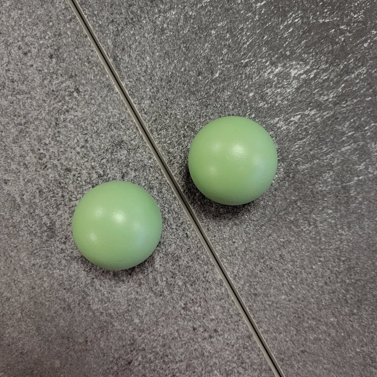 Green knobs for  nursery furniture