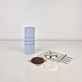Furniture legs STRIPES | light blue