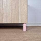 Furniture legs STRIPES | light pink