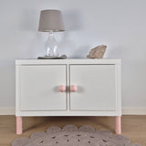 Furniture legs STRIPES | light pink