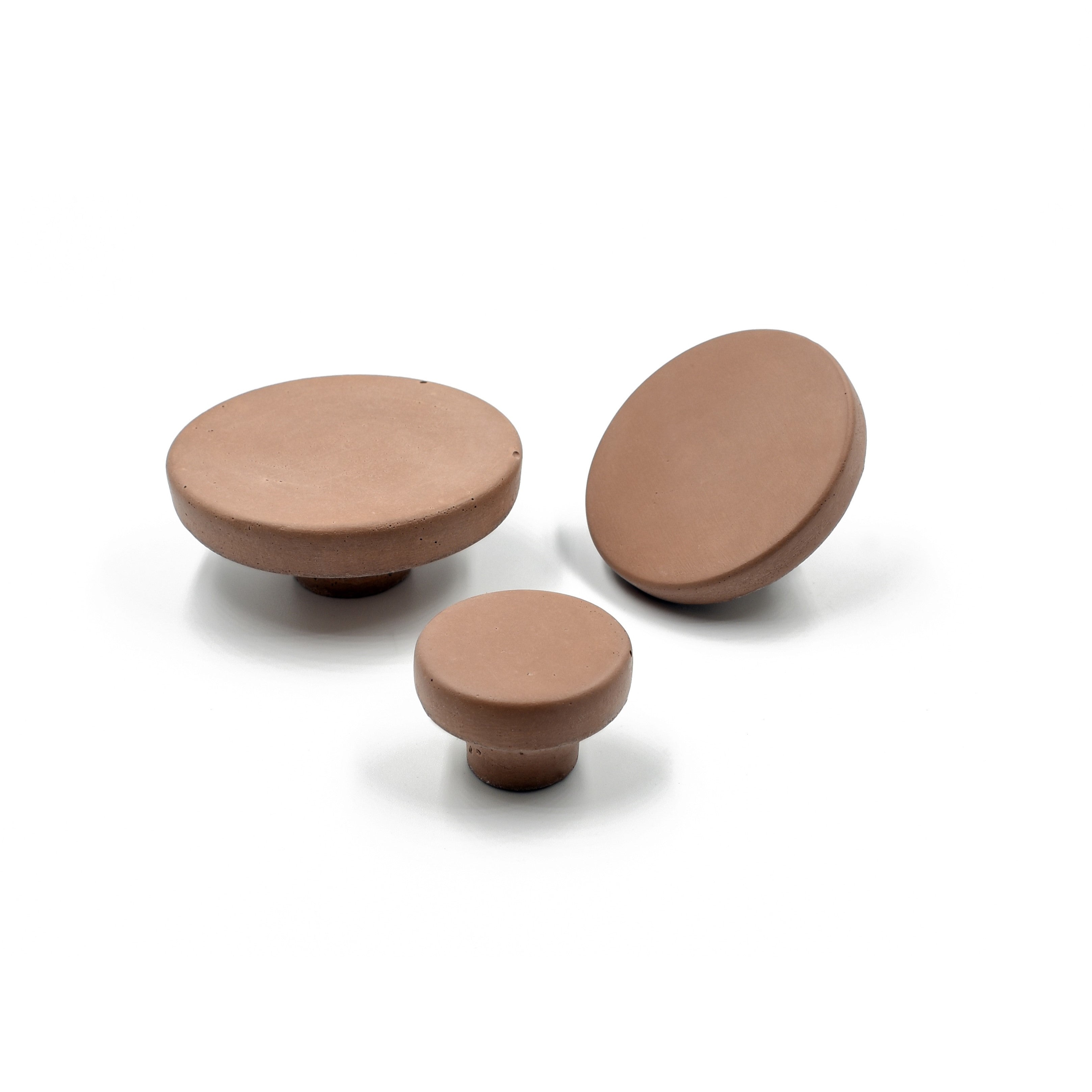 Concrete knob brown