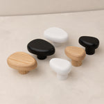 wooden wall hooks DROP white