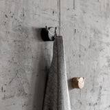 Wall hooks with towel