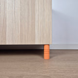 Furniture legs STRIPES | orange