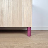 Furniture legs STRIPES | plum