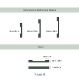 Thin long wooden handle