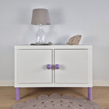 Furniture legs STRIPES | purple