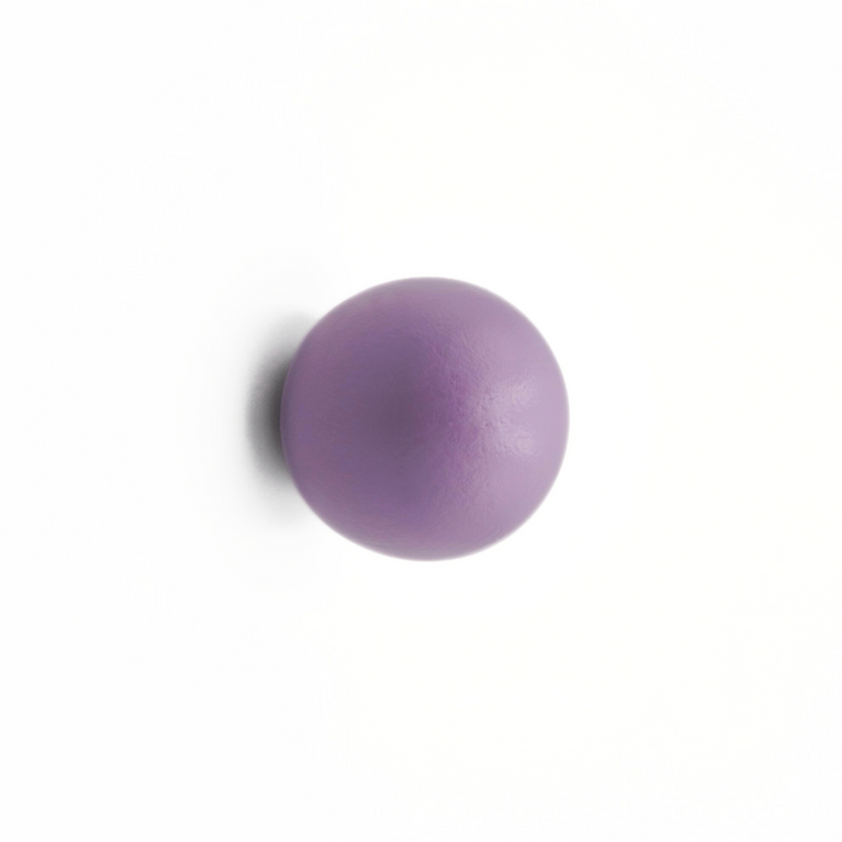 Purple round knob