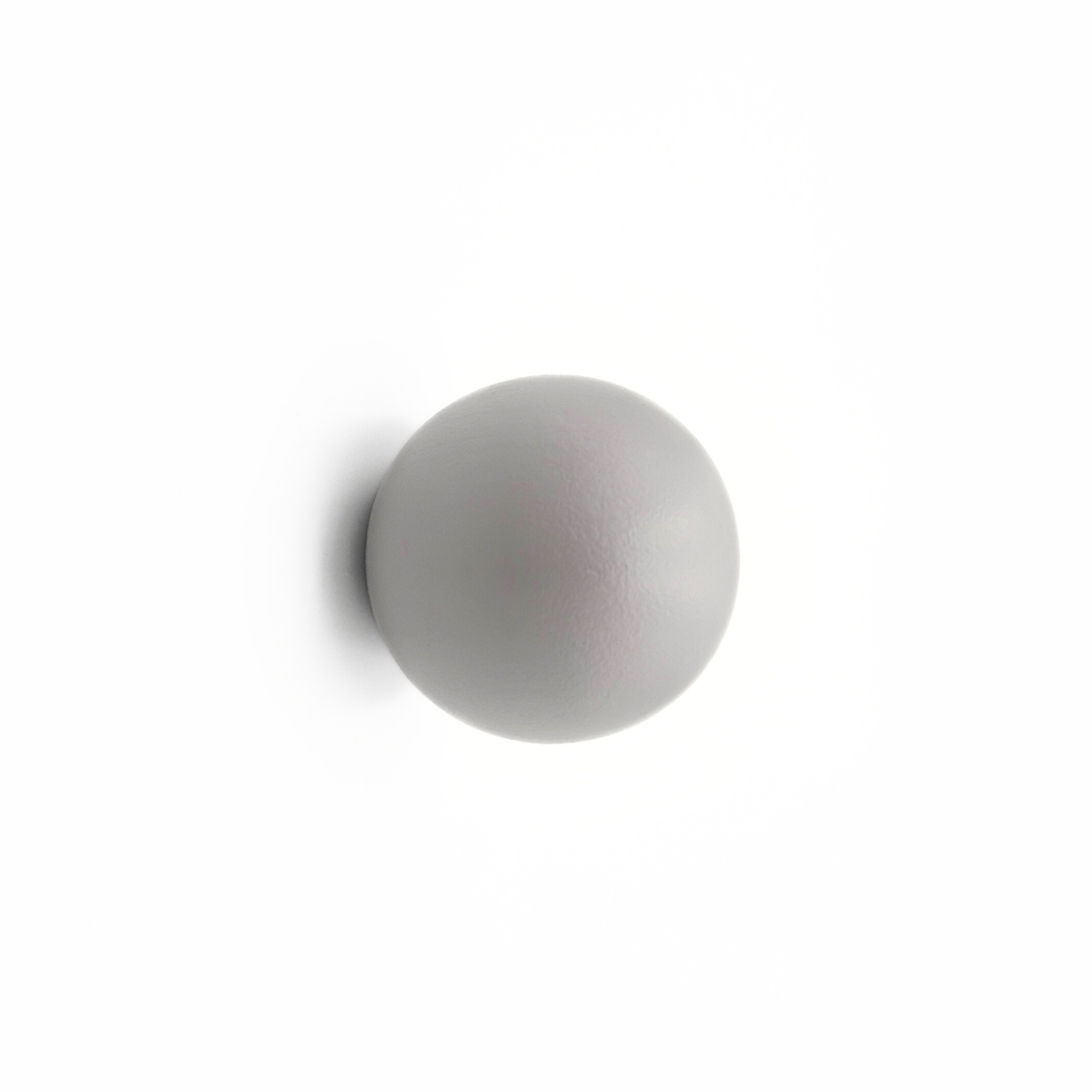 Round grey knob