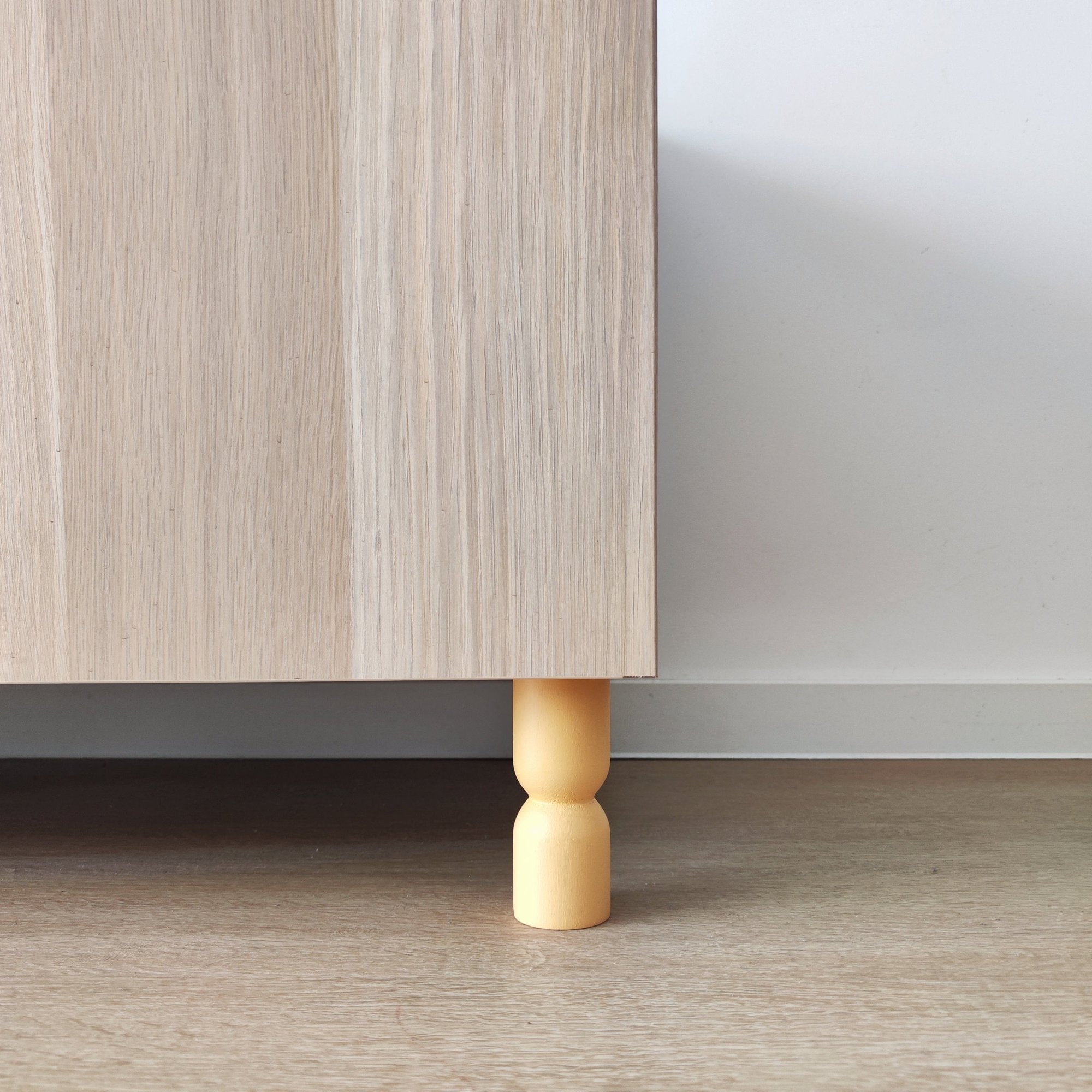 Yellow kids room furniture legs