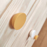 Yellow knobs for IKEA drawers 
