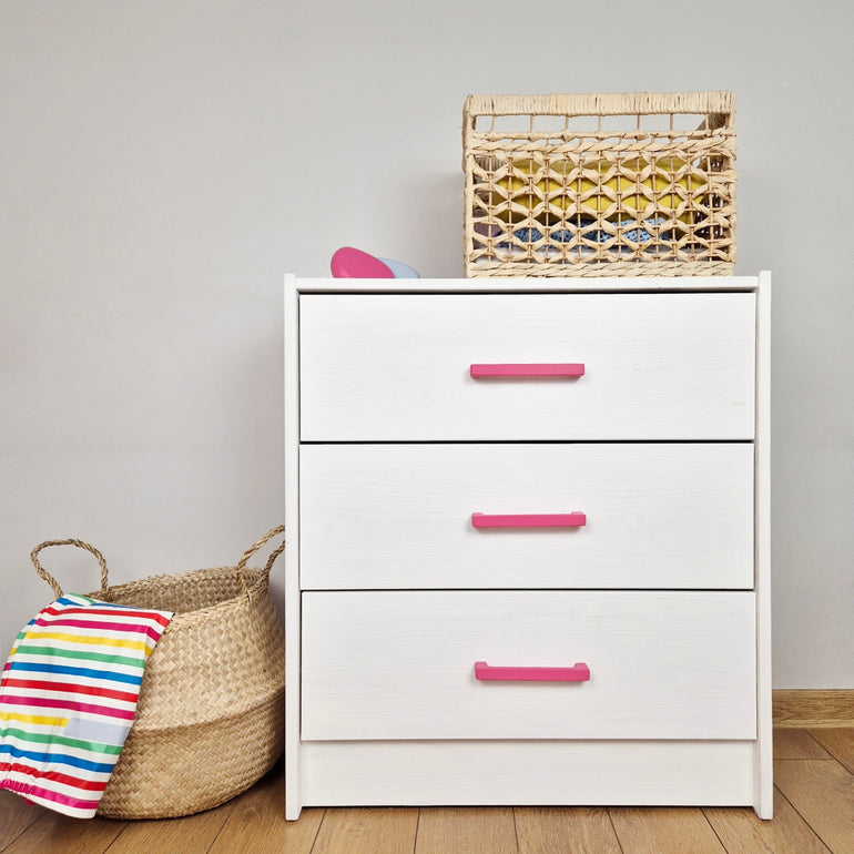 barbie pink cabinet pulls