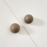 Beige knobs for white furniture