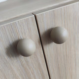 Neutral color knobs for IKEA TV bench