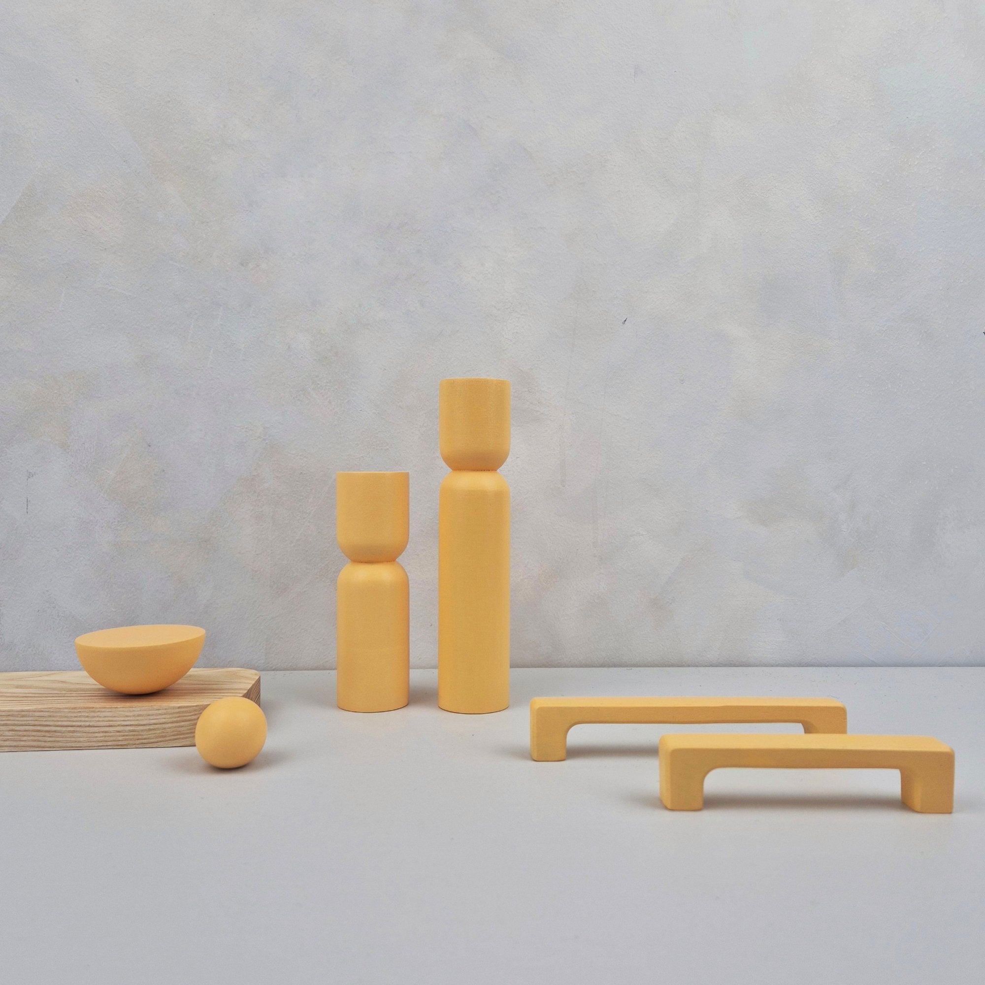 bright yellow furniture details