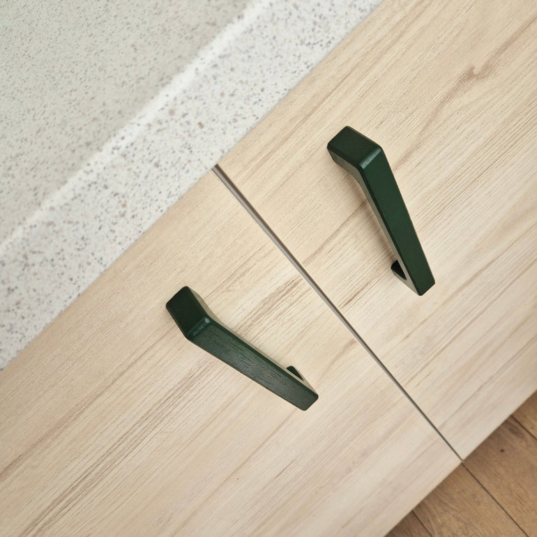 forest green handles