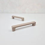 light brown handles