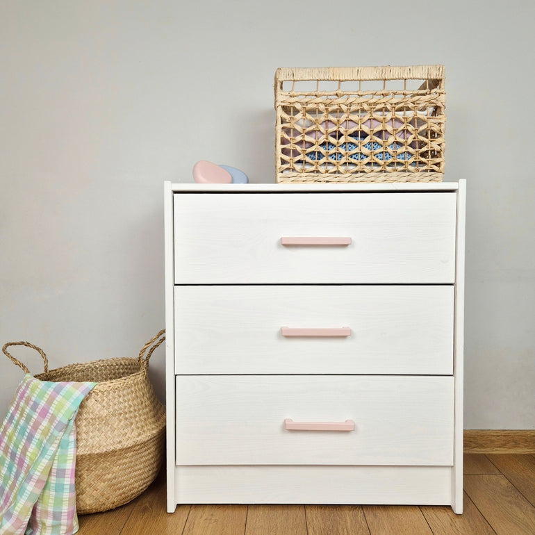 pastel pink handles for IKEA furniture