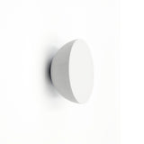 Round white knob